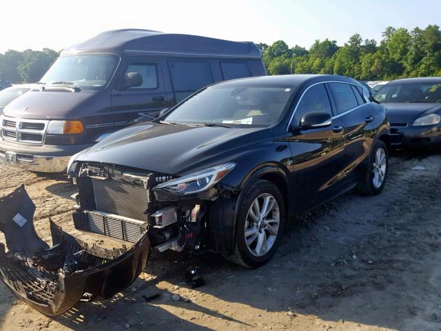 SJKCH5CP1HA020644 - 2017 INFINITI QX30 BASE BLACK photo 2