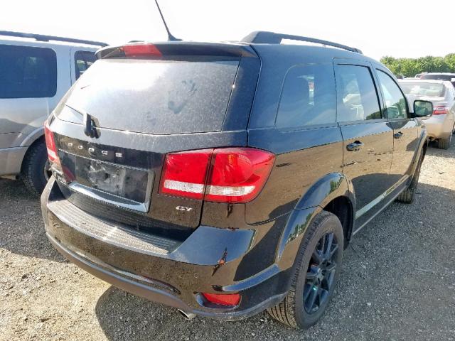 3C4PDDEG8JT319845 - 2018 DODGE JOURNEY GT BLACK photo 4