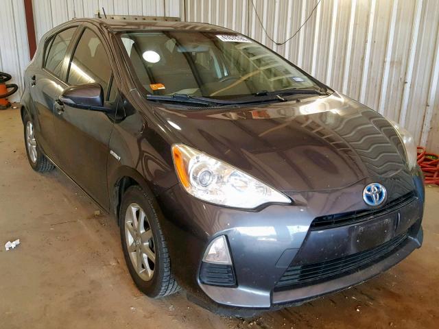 JTDKDTB33C1524618 - 2012 TOYOTA PRIUS C CHARCOAL photo 1