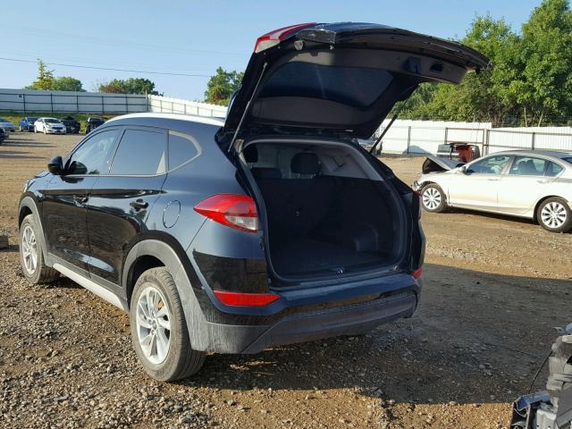 KM8J3CA44JU629538 - 2018 HYUNDAI TUCSON LIM BLACK photo 3