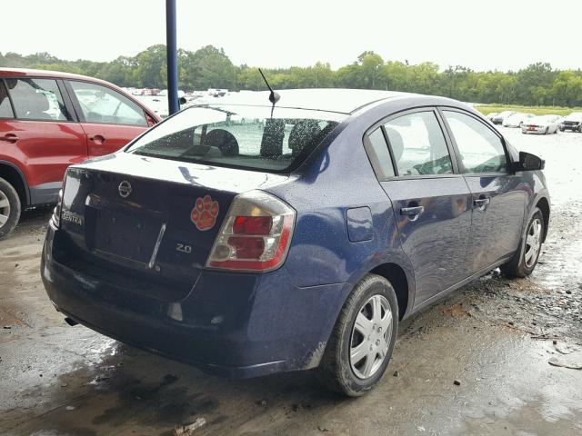 3N1AB61E07L622447 - 2007 NISSAN SENTRA 2.0 BLUE photo 4