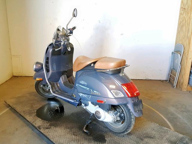 ZAPM459L875500578 - 2007 VESPA GTS 250 GRAY photo 3