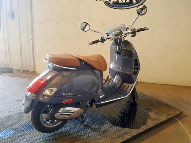 ZAPM459L875500578 - 2007 VESPA GTS 250 GRAY photo 4