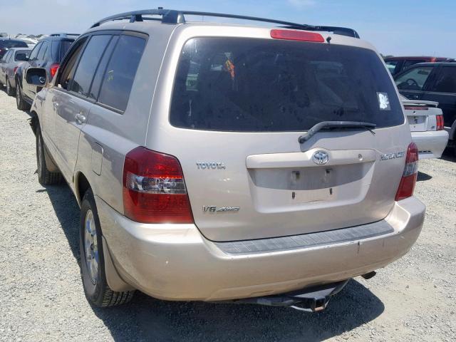 JTEEP21A860167893 - 2006 TOYOTA HIGHLANDER SILVER photo 3