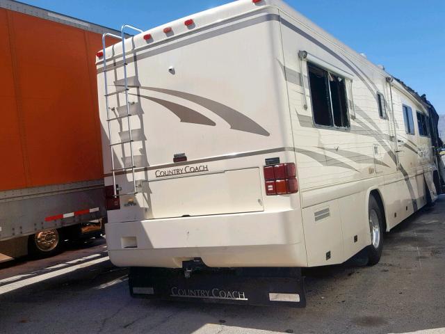 4U7B5EK10Y1101787 - 2000 COUNTRY COACH MOTORHOME INTRIGUE CREAM photo 4