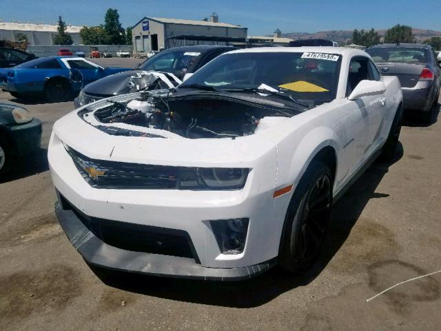 2G1FL1EP5D9806935 - 2013 CHEVROLET CAMARO ZL1 白色 照片 2