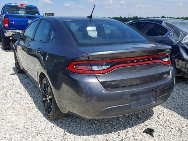 1C3CDFFA3GD791250 - 2016 DODGE DART SXT S GRAY photo 3