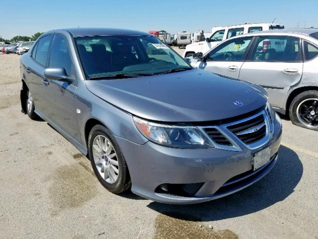 YS3FB49YX81102862 - 2008 SAAB 9-3 2.0T GRAY photo 1