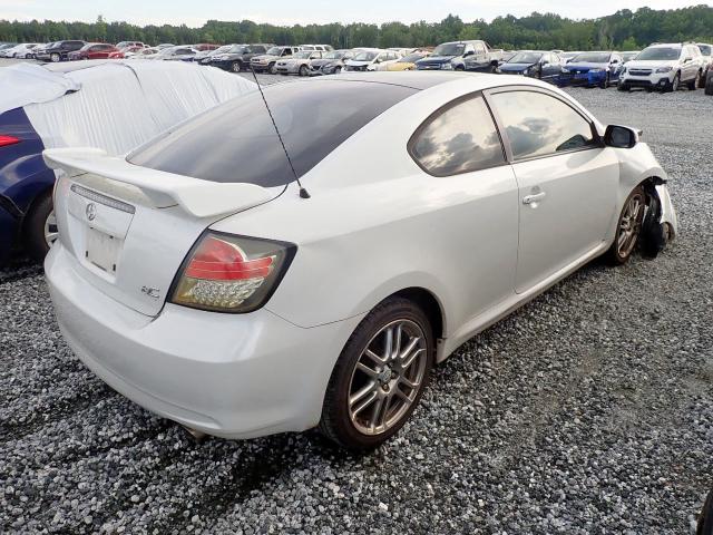 JTKDE177370212650 - 2007 TOYOTA SCION TC თეთრი ფოტო 4