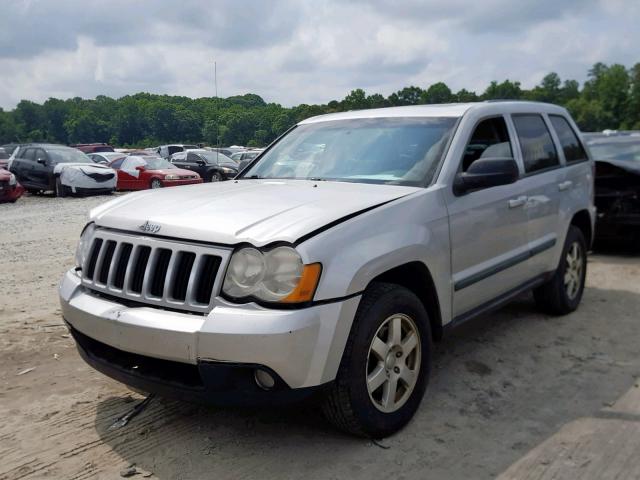 1J8GR48K78C221874 - 2008 JEEP GRAND CHER SILVER photo 2