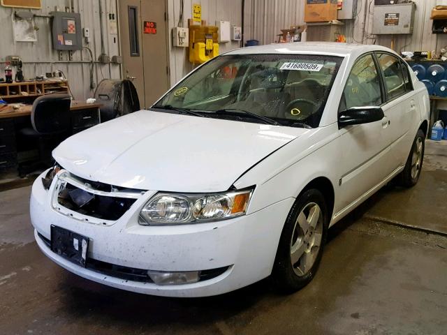 1G8AL55F57Z177875 - 2007 SATURN ION LEVEL WHITE photo 2