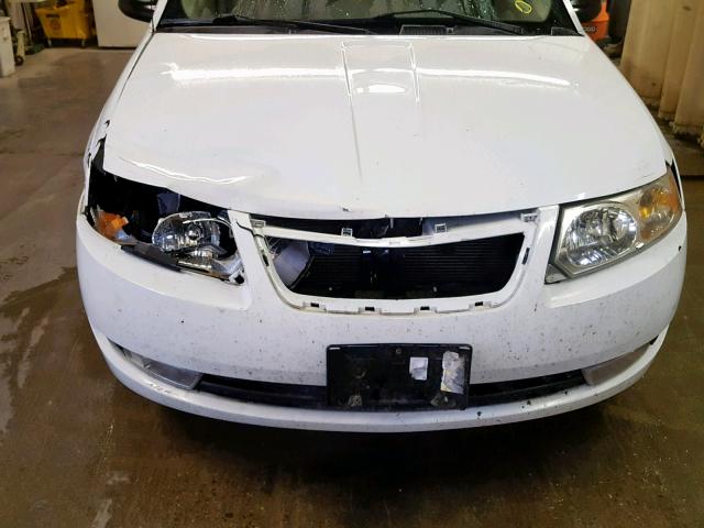 1G8AL55F57Z177875 - 2007 SATURN ION LEVEL WHITE photo 9