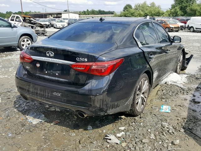 JN1EV7AR7JM434846 - 2018 INFINITI Q50 LUXE BLACK photo 4