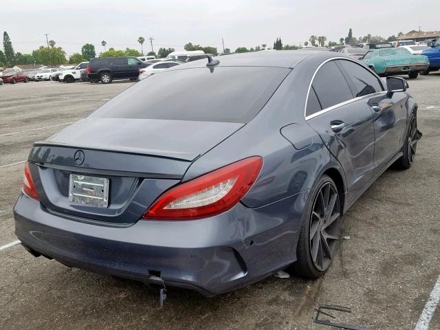 WDDLJ7DB0DA071915 - 2013 MERCEDES-BENZ CLS 550 CHARCOAL photo 4