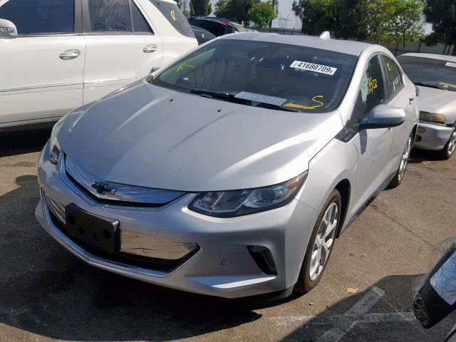 1G1RD6S51JU110887 - 2018 CHEVROLET VOLT PREMI SILVER photo 2