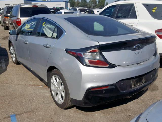 1G1RD6S51JU110887 - 2018 CHEVROLET VOLT PREMI SILVER photo 3