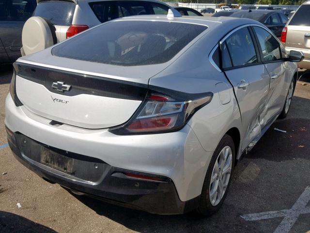 1G1RD6S51JU110887 - 2018 CHEVROLET VOLT PREMI SILVER photo 4