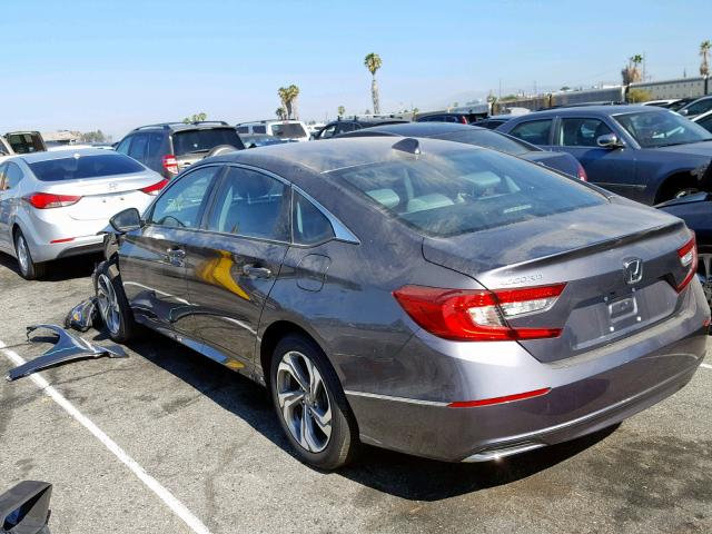 1HGCV1F41JA251055 - 2018 HONDA ACCORD EX GRAY photo 3