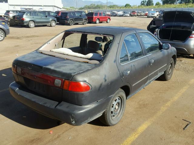 1N4AB41D6WC723887 - 1998 NISSAN SENTRA E BLACK photo 4