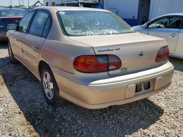 1G1NE52J53M611092 - 2003 CHEVROLET MALIBU LS TAN photo 3