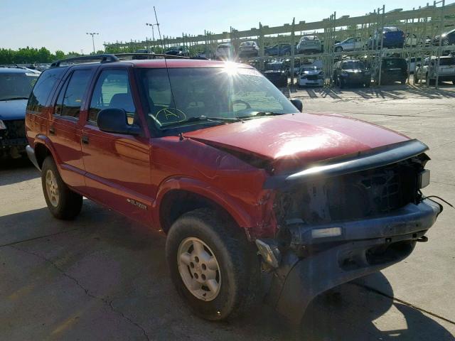 1GNDT13W9T2270357 - 1996 CHEVROLET BLAZER RED photo 1