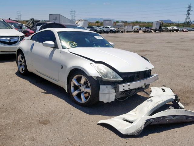 JN1AZ34E46M350639 - 2006 NISSAN 350Z COUPE WHITE photo 1