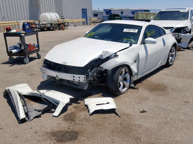 JN1AZ34E46M350639 - 2006 NISSAN 350Z COUPE WHITE photo 2