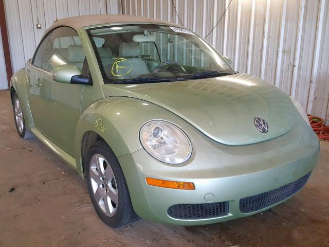 3VWRF31YX7M401152 - 2007 VOLKSWAGEN NEW BEETLE Կանաչ լուսանկար 1