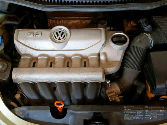 3VWRF31YX7M401152 - 2007 VOLKSWAGEN NEW BEETLE Կանաչ լուսանկար 7
