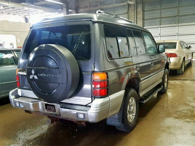 JA4MR41R3VJ007189 - 1997 MITSUBISHI MONTERO LS GRAY photo 4