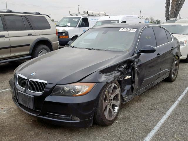 WBAVB33536KR79564 - 2006 BMW 330 I BLACK photo 2