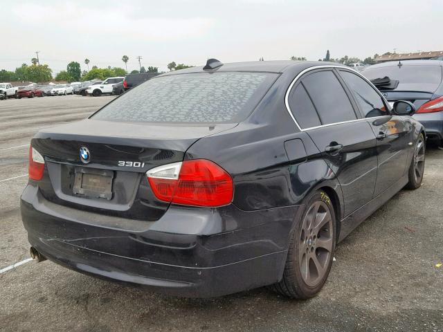 WBAVB33536KR79564 - 2006 BMW 330 I BLACK photo 4