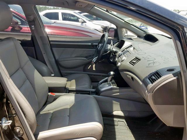 2HGFA1F97AH544707 - 2010 HONDA CIVIC EXL 黑色 照片 5