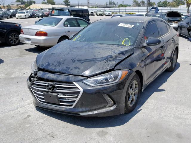 5NPD94LA1JH308463 - 2018 HYUNDAI ELANTRA EC BLACK photo 2