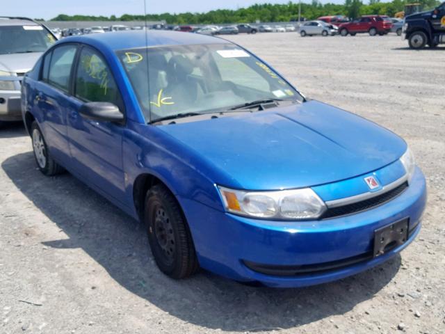1G8AJ52F14Z185395 - 2004 SATURN ION LEVEL BLUE photo 1