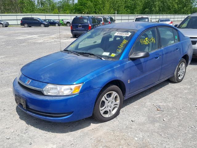1G8AJ52F14Z185395 - 2004 SATURN ION LEVEL BLUE photo 2