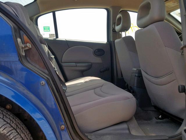 1G8AJ52F14Z185395 - 2004 SATURN ION LEVEL BLUE photo 6