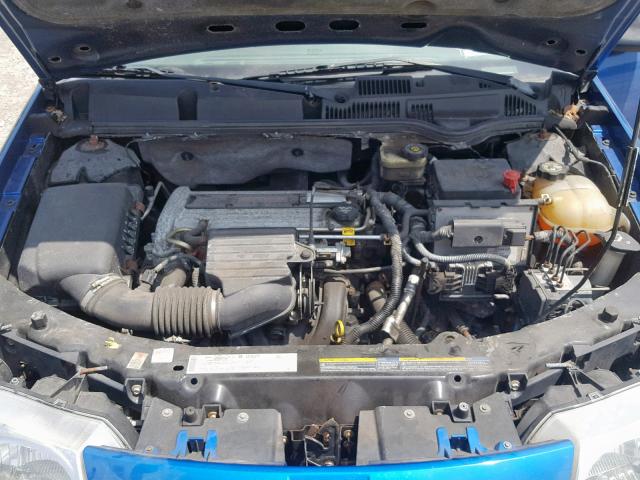 1G8AJ52F14Z185395 - 2004 SATURN ION LEVEL BLUE photo 7