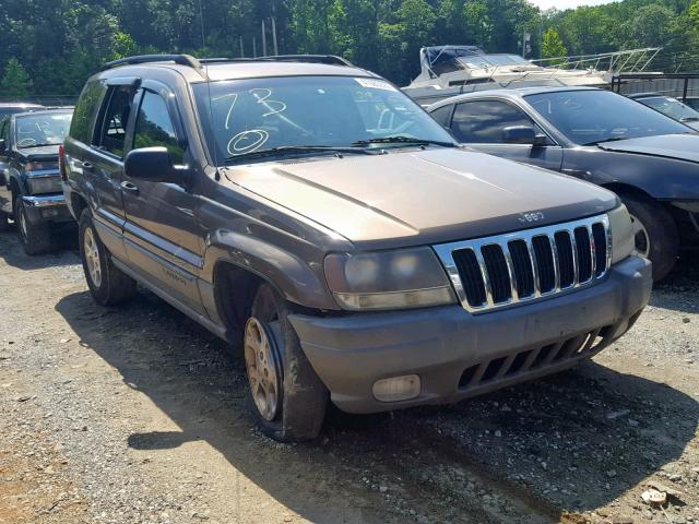 1J4GW38S82C257133 - 2002 JEEP GRAND CHER BROWN photo 1