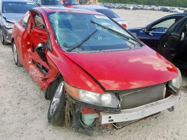 2HGFG12928H577015 - 2008 HONDA CIVIC EXL RED photo 1