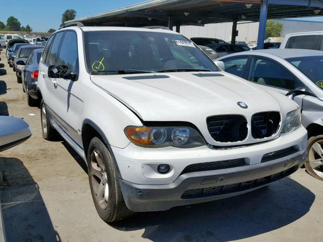 5UXFA13505LY13413 - 2005 BMW X5 3.0I WHITE photo 1