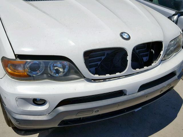 5UXFA13505LY13413 - 2005 BMW X5 3.0I WHITE photo 7