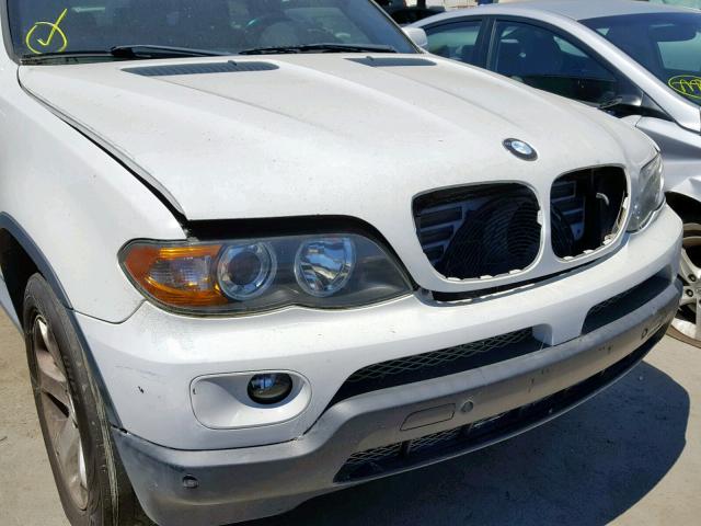 5UXFA13505LY13413 - 2005 BMW X5 3.0I WHITE photo 9