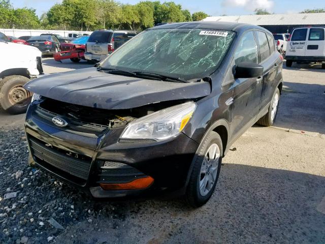 1FMCU0F75GUB82184 - 2016 FORD ESCAPE S BLACK photo 2