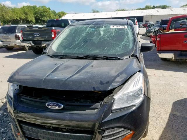 1FMCU0F75GUB82184 - 2016 FORD ESCAPE S BLACK photo 9