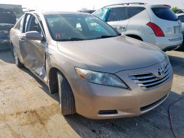 4T1BB46K29U088425 - 2009 TOYOTA CAMRY HYBR TAN photo 1