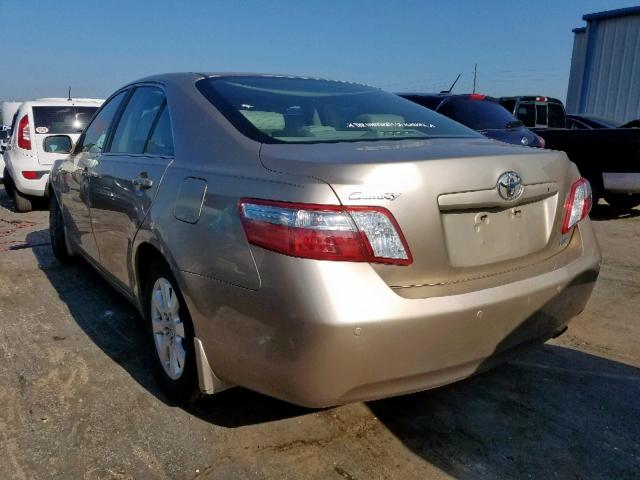 4T1BB46K29U088425 - 2009 TOYOTA CAMRY HYBR TAN photo 3