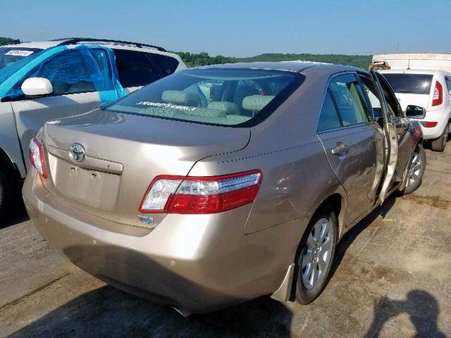 4T1BB46K29U088425 - 2009 TOYOTA CAMRY HYBR TAN photo 4