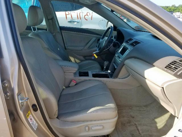 4T1BB46K29U088425 - 2009 TOYOTA CAMRY HYBR TAN photo 5