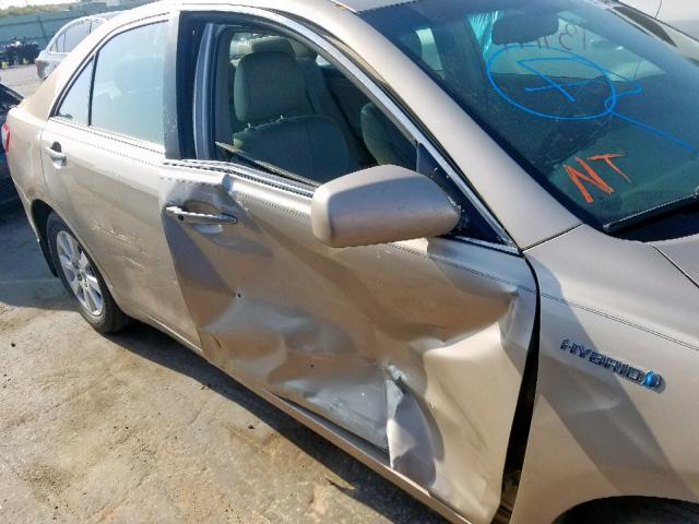 4T1BB46K29U088425 - 2009 TOYOTA CAMRY HYBR TAN photo 9